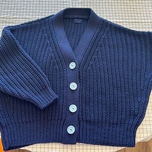 NAVY FALL 🔵🌾 Babaa No18 Cardigan